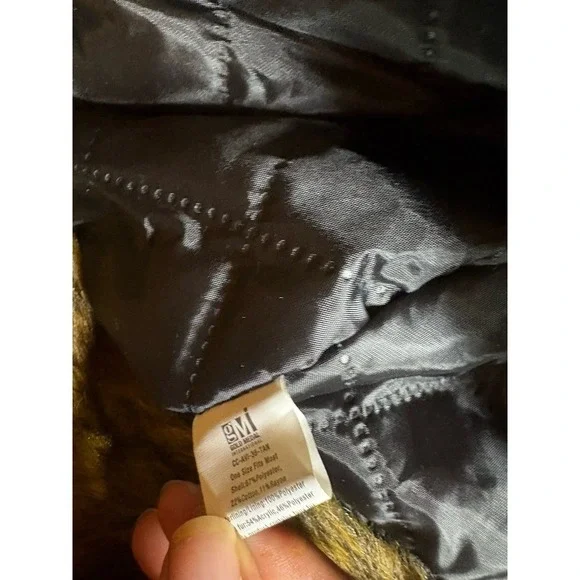 Clear Creek Trapper Aviator Hat Warm Faux Fur Brown Adjustable Chin Strap - Picture 6 of 6